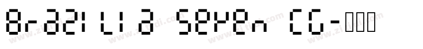 Brazilia Seven CG字体转换